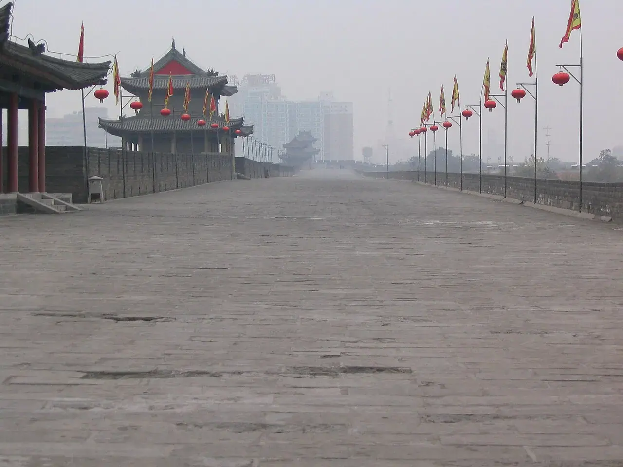 Xi'an city wall and historic fortifications